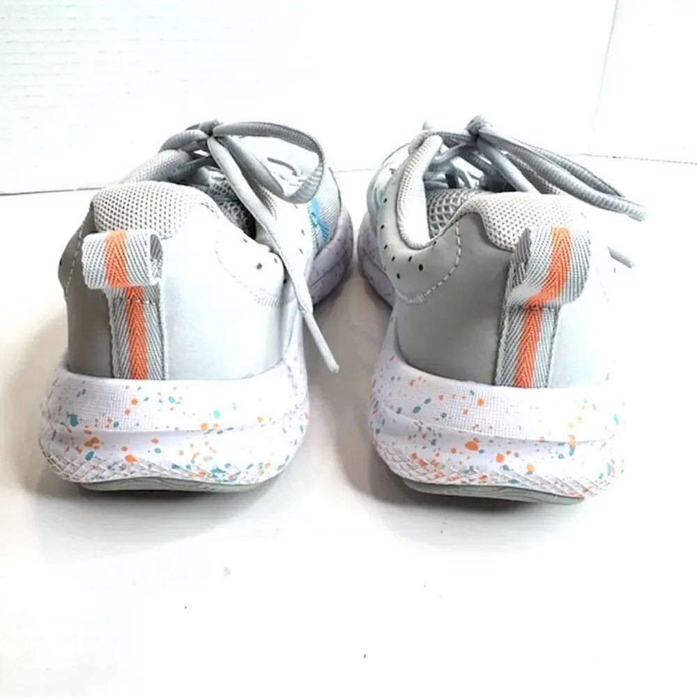 Under Armour Charged Assert 10 Paint Splatter Shoes Women’s 7.5 Gray